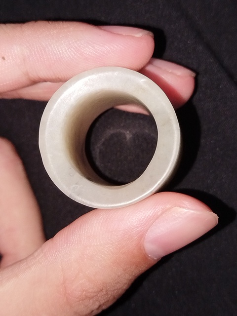 古玩玉器翡翠扳指真品鑒賞圖
