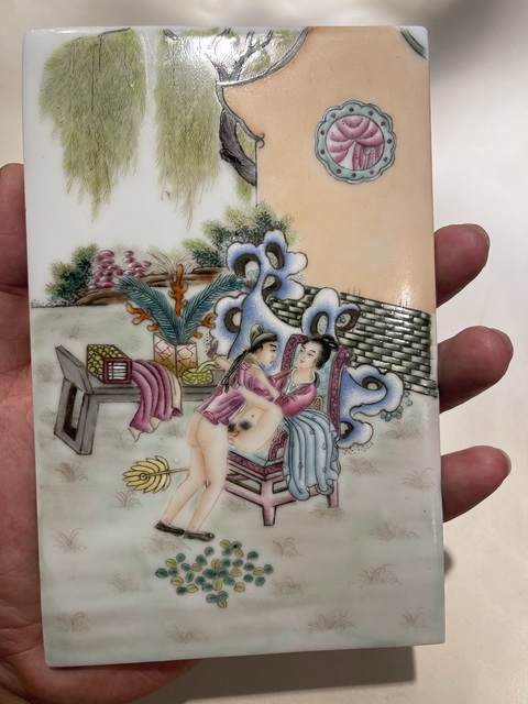 古玩陶瓷瓷板畫(huà)真品鑒賞圖