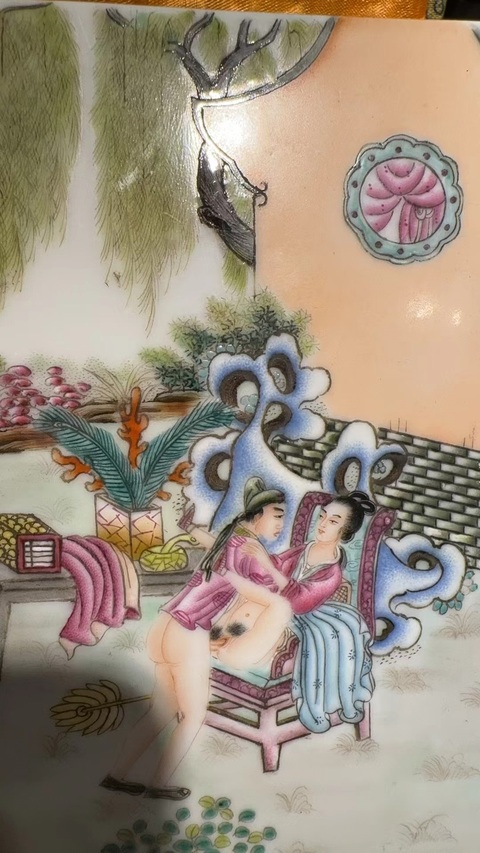 古玩陶瓷瓷板畫(huà)真品鑒賞圖