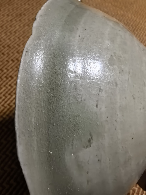 古玩陶瓷青釉刻花葵口碗真品鑒賞圖