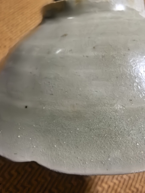 古玩陶瓷青釉刻花葵口碗真品鑒賞圖