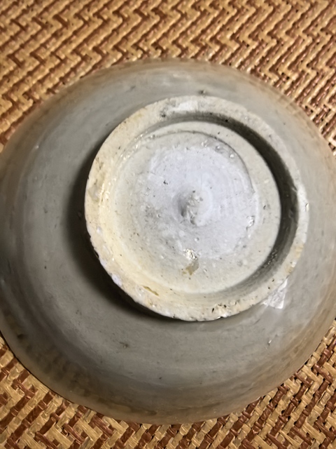 古玩陶瓷青釉刻花葵口碗真品鑒賞圖