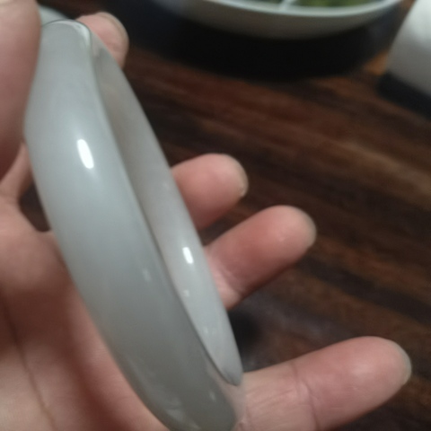 古玩玉器和田玉雕“素紋手鐲”真品鑒賞圖
