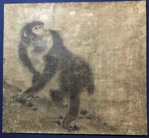 古玩字畫猴真品鑒賞圖