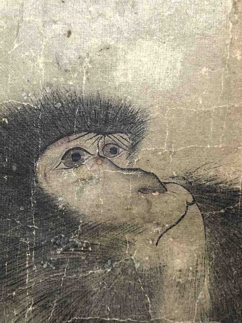 古玩字畫猴真品鑒賞圖