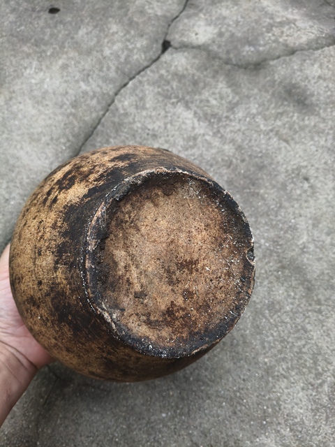古玩陶瓷清代磁州窯醬釉雙系罐真品鑒賞圖