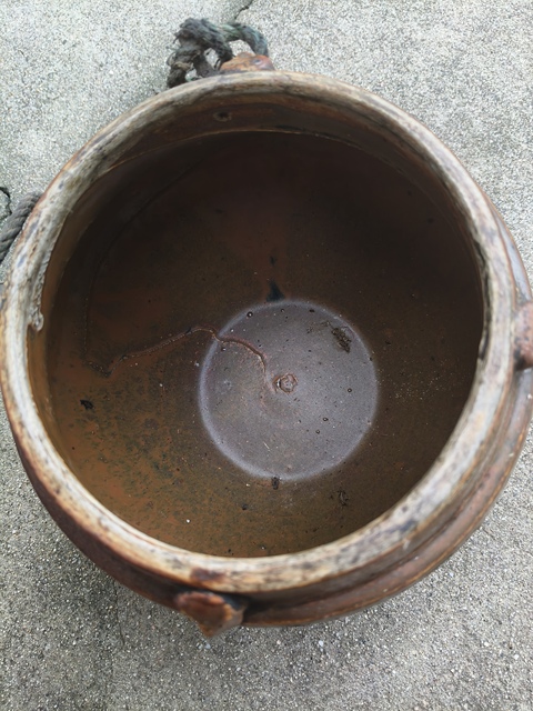 古玩陶瓷清代磁州窯醬釉雙系罐真品鑒賞圖