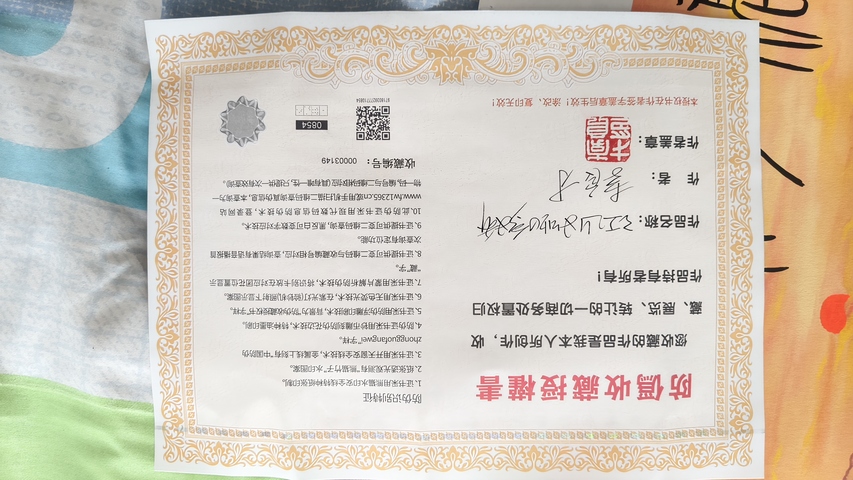 古玩字畫李良才款金碧山水真品鑒賞圖