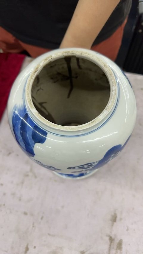 古玩陶瓷鶴鹿同春鳳尾尊標(biāo)本真品鑒賞圖