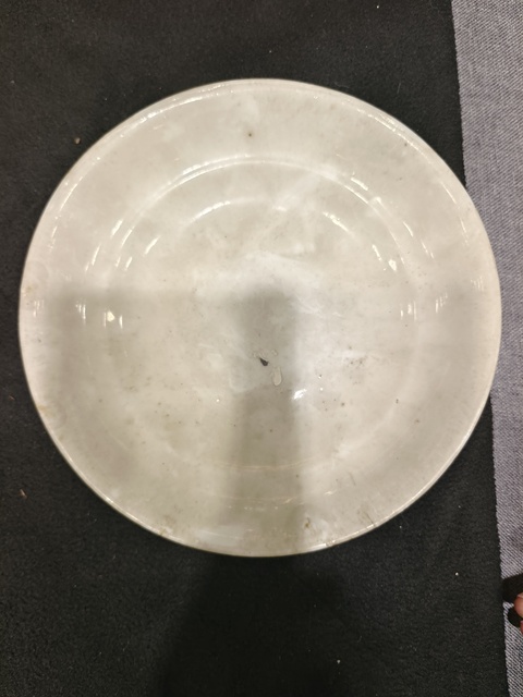 古玩陶瓷龍鳳紋粉彩盤真品鑒賞圖