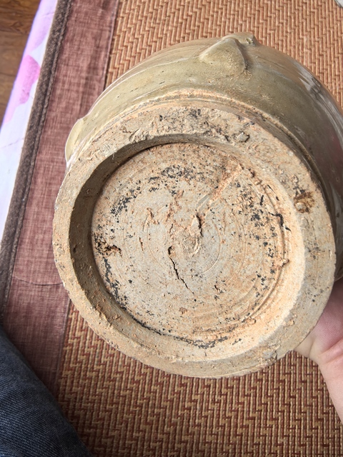 古玩陶瓷將樂窯青釉多角蓋罐真品鑒賞圖