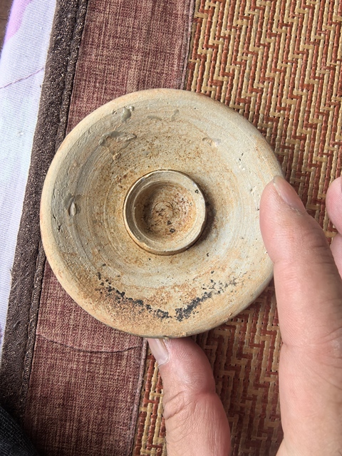 古玩陶瓷將樂窯青釉多角蓋罐真品鑒賞圖