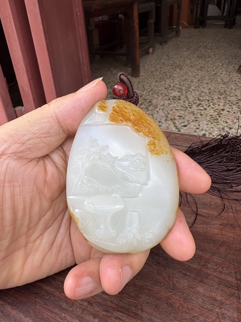 古玩玉器和田掛件真品鑒賞圖