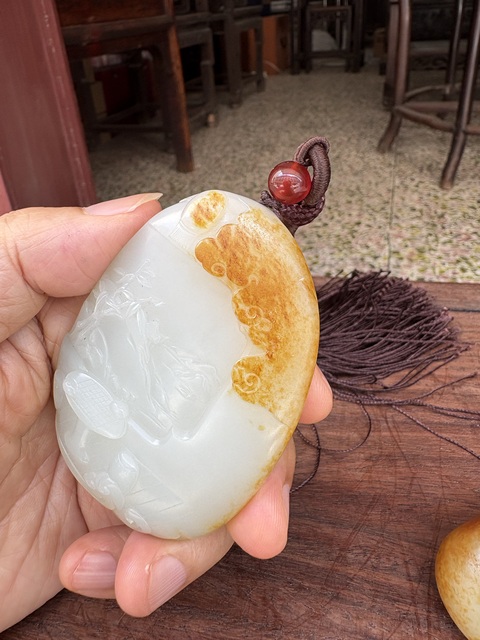 古玩玉器和田掛件真品鑒賞圖