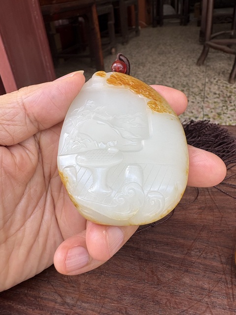 古玩玉器和田掛件真品鑒賞圖