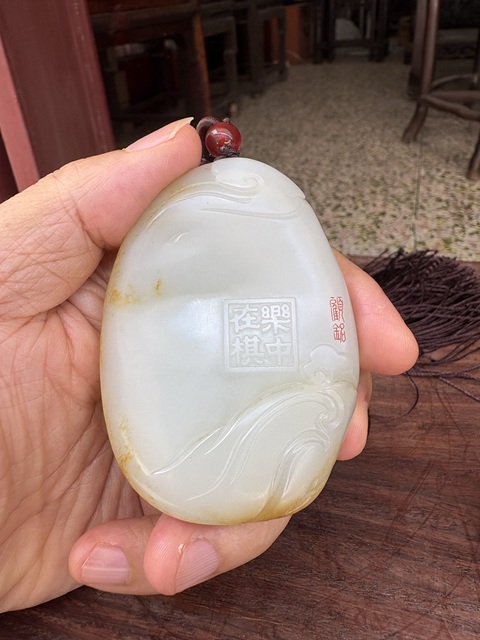 古玩玉器和田掛件真品鑒賞圖