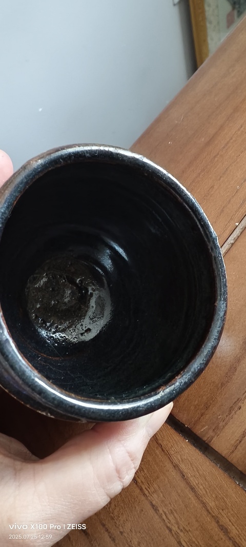 古玩陶瓷磁州窯黑釉雙系罐真品鑒賞圖