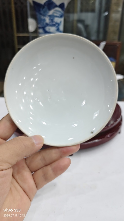 古玩陶瓷淺絳彩花鳥紋蓋罐真品鑒賞圖