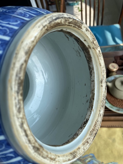 古玩陶瓷清光緒 青花纏枝花卉紋葫蘆瓶真品鑒賞圖