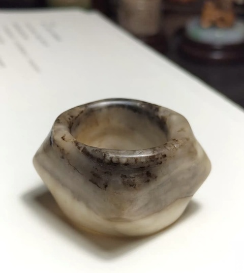 古玩玉器仿古做舊玉琮型件真品鑒賞圖