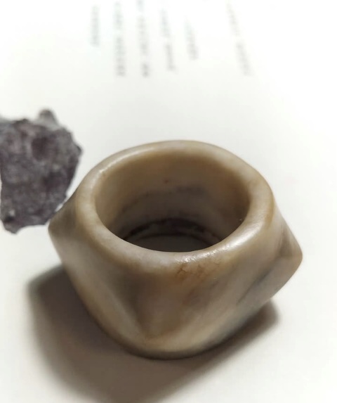 古玩玉器仿古做舊玉琮型件真品鑒賞圖