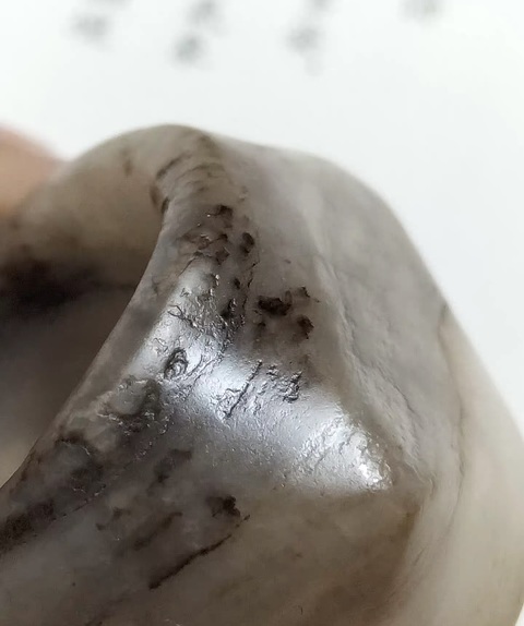 古玩玉器仿古做舊玉琮型件真品鑒賞圖