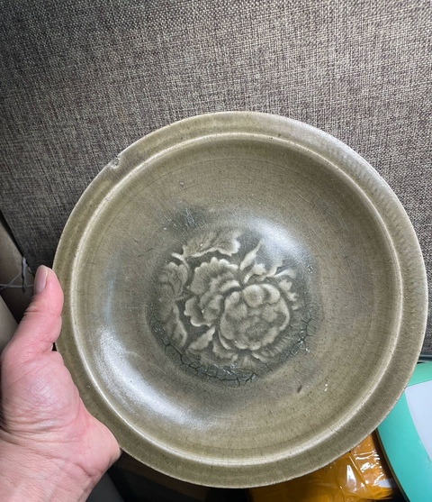 古玩陶瓷青釉盤(pán)真品鑒賞圖