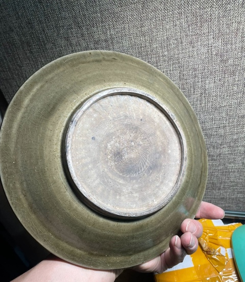 古玩陶瓷青釉盤(pán)真品鑒賞圖