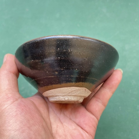 古玩陶瓷吉州窯月影梅紋茶盞拍賣，當前價格1288元