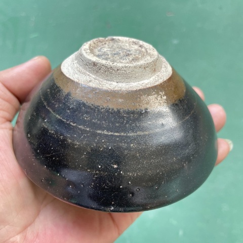 古玩陶瓷吉州窯月影梅紋茶盞拍賣，當前價格1288元
