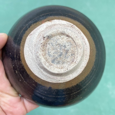 古玩陶瓷吉州窯月影梅紋茶盞拍賣，當前價格1288元
