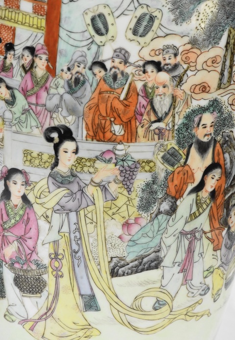 古玩陶瓷盤口瓶真品鑒賞圖