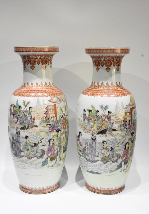 古玩陶瓷盤口瓶真品鑒賞圖