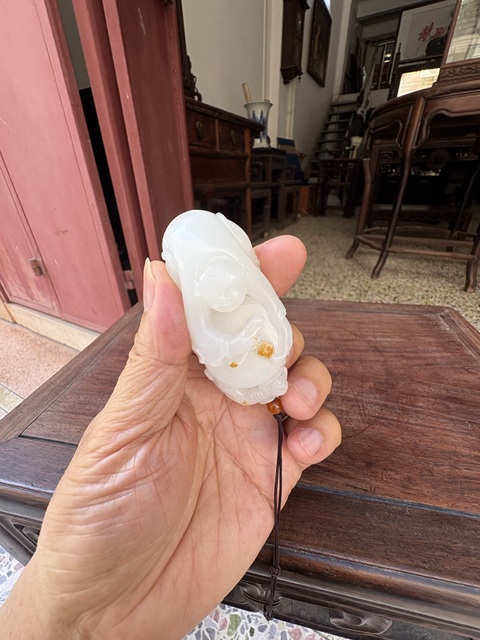 古玩玉器和田掛件真品鑒賞圖