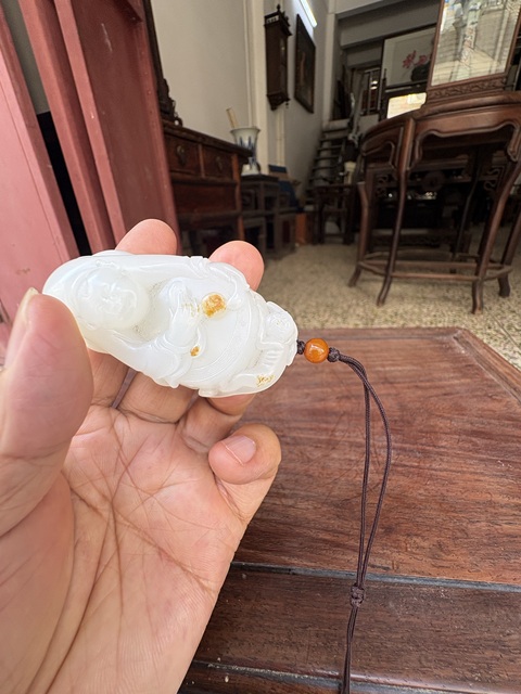 古玩玉器和田掛件真品鑒賞圖