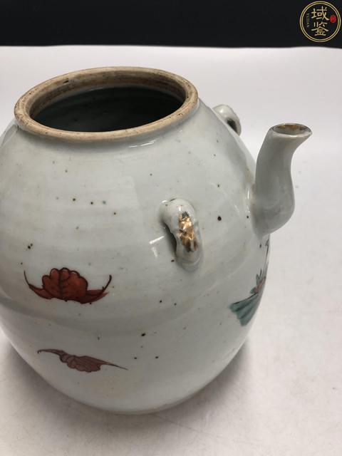 古玩陶瓷清晚·粉彩麒麟送子紋四系大茶壺拍賣,當前價格2188元