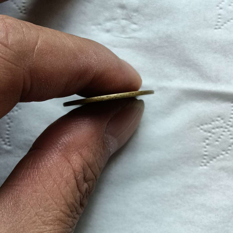古玩錢幣乾隆通寶寶泉大樣真品鑒賞圖
