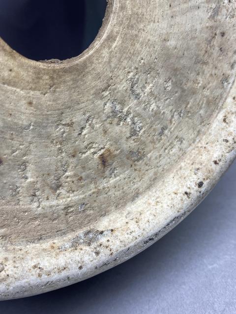 古玩陶瓷清晚五彩洞石花鳥紋超大花盆真品鑒賞圖