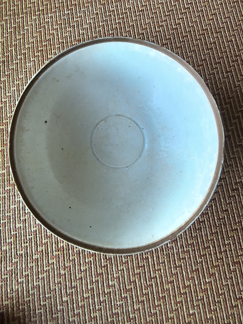 古玩陶瓷青白釉刻花碗真品鑒賞圖