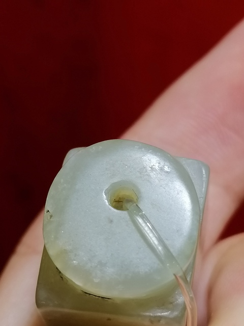 古玩玉器和田玉雕“琮式勒”真品鑒賞圖