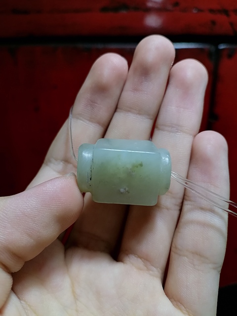 古玩玉器和田玉雕“琮式勒”真品鑒賞圖