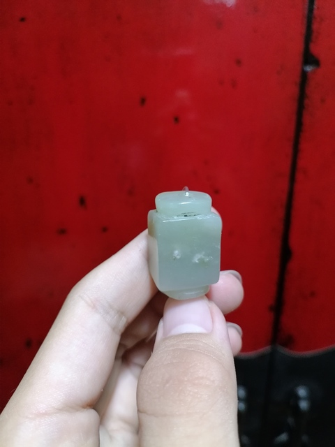 古玩玉器和田玉雕“琮式勒”真品鑒賞圖