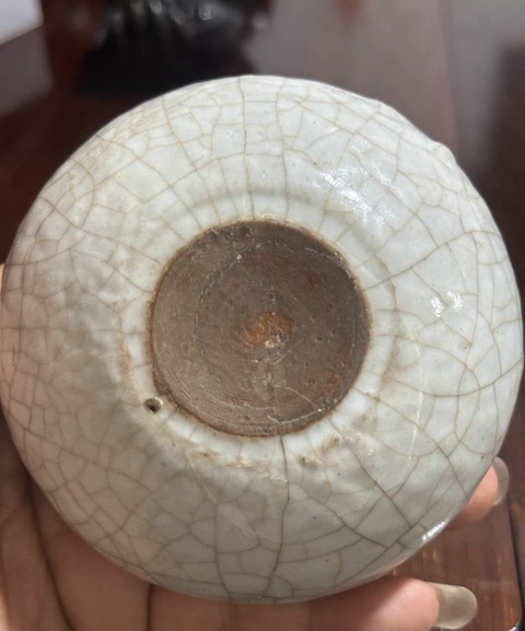 古玩陶瓷哥釉水注真品鑒賞圖