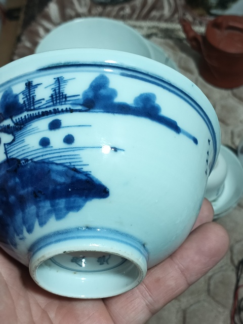 古玩陶瓷青花碗真品鑒賞圖