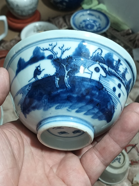 古玩陶瓷青花碗真品鑒賞圖