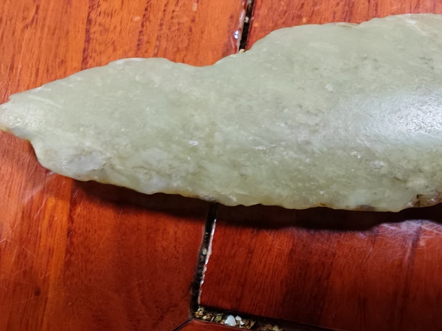 古玩玉器地方玉矛真品鑒賞圖