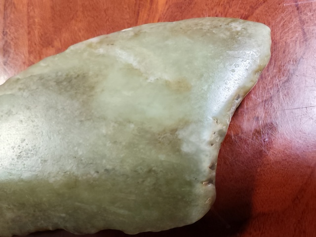 古玩玉器地方玉矛真品鑒賞圖