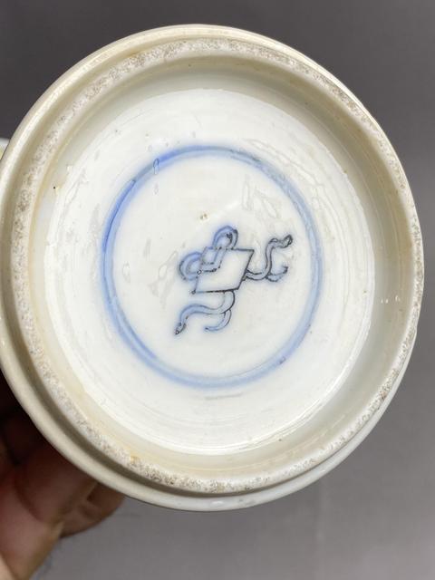 古玩陶瓷五彩人物故事紋花觚真品鑒賞圖
