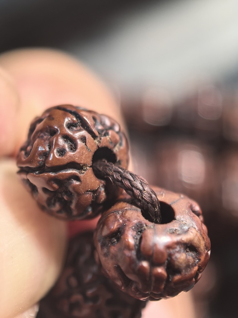 古玩玉器老金剛多寶串真品鑒賞圖
