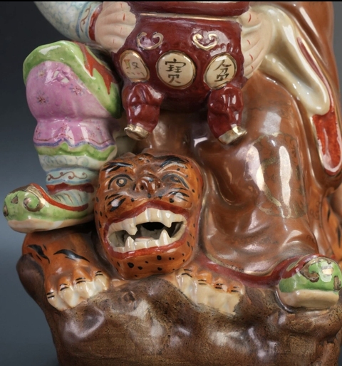 古玩陶瓷人物塑像真品鑒賞圖